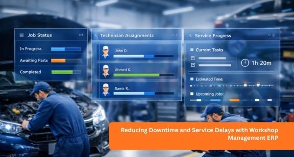 Reducing Downtime and Service Delays with Workshop Management ERP
