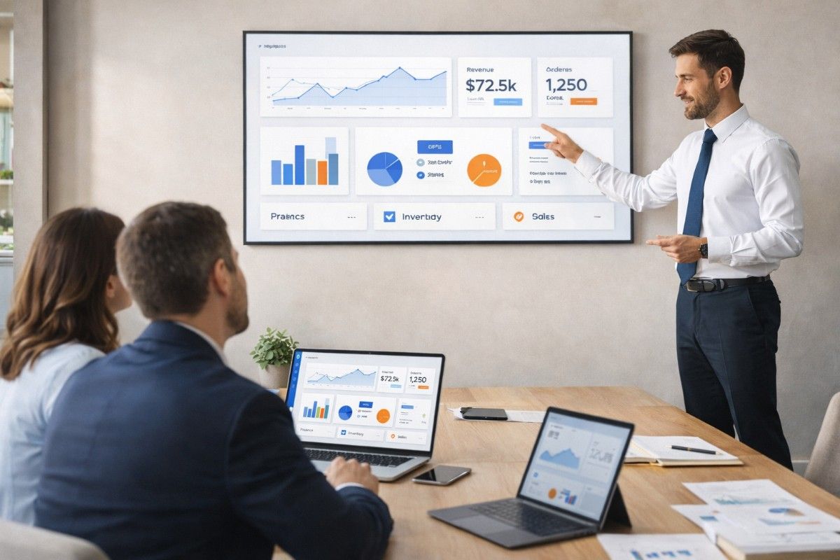 Business performance review meeting
